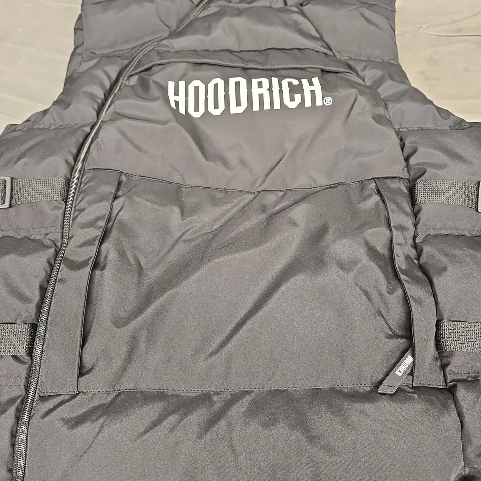 HOODRICH PADDED GILET, BLACK - UK SIZE L