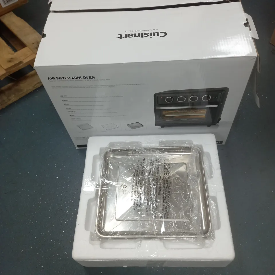 BOXED CUISINART AIR FRYER MINI OVEN 