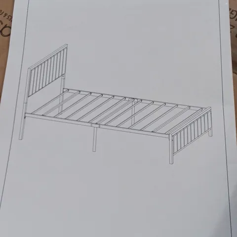 BOXED VECELO BED FRAME - GREY (1 BOX)