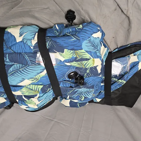 TROPICAL LEAF PRINT INFLATABLE FURNITURE 