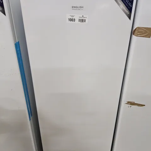 BRAND NEW ENGLISH ELECTRIC TALL FRIDGE WHITE EEL240H