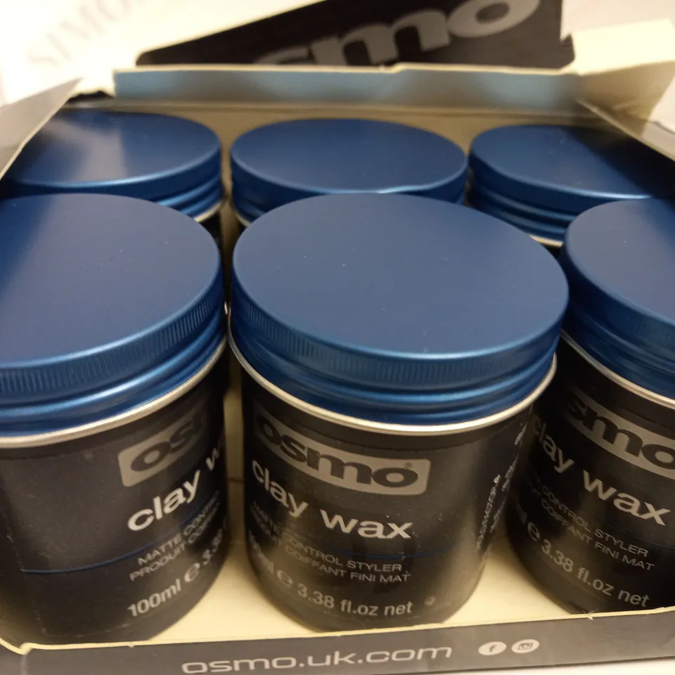 BOX OF 6 X 100ML OSMO CLAY WAX