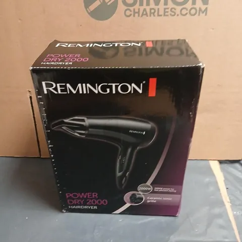 REMINGTON POWER DRY 2000 HAIRDRYER – BOXED
