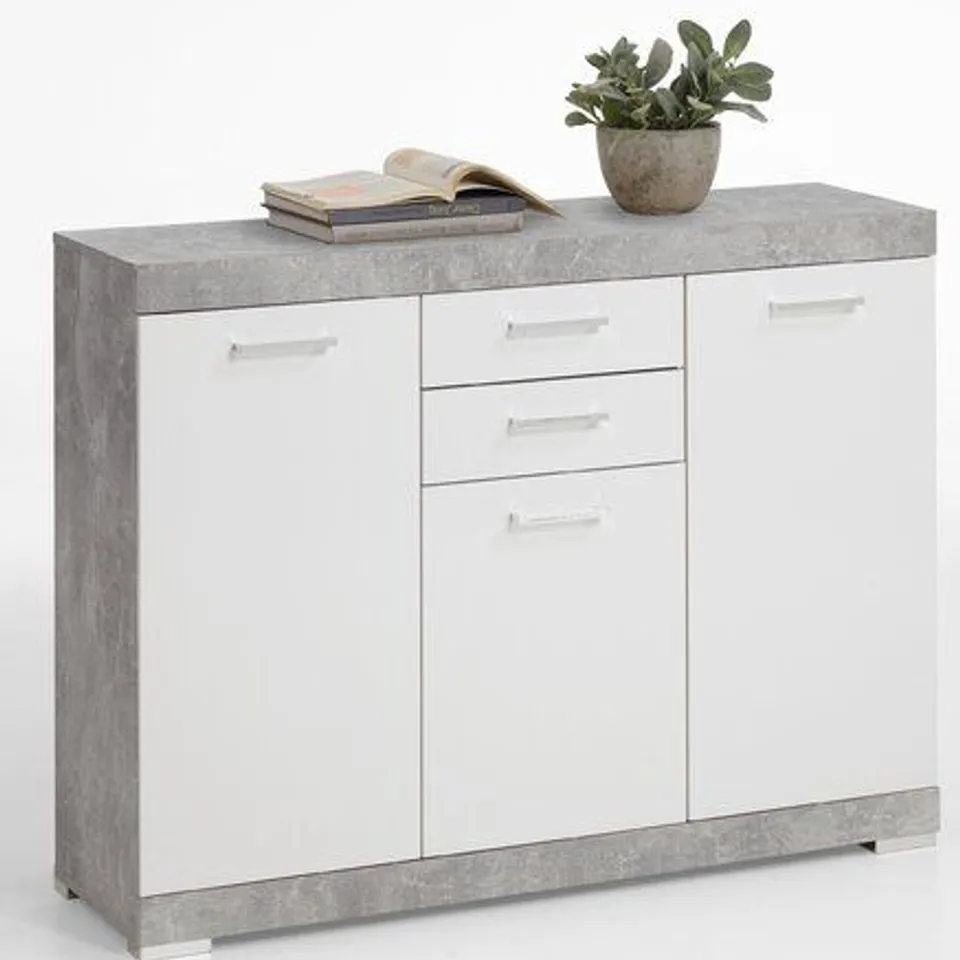BOXED CHARLTON HIGHBIARD BODY/FRONT - GREY/WHITE