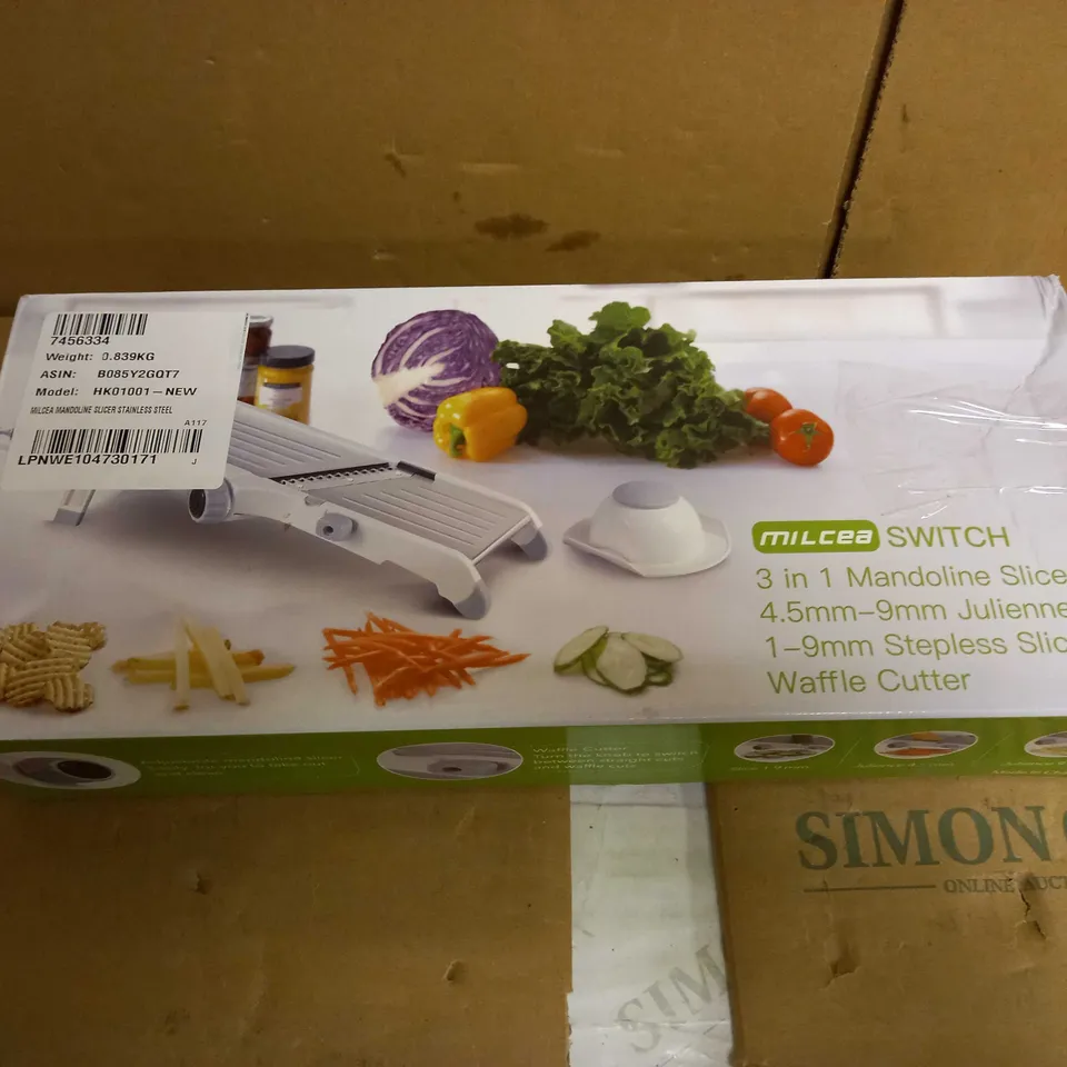 MILCEA MANDOLINE SLICER STAINLESS STEAL 