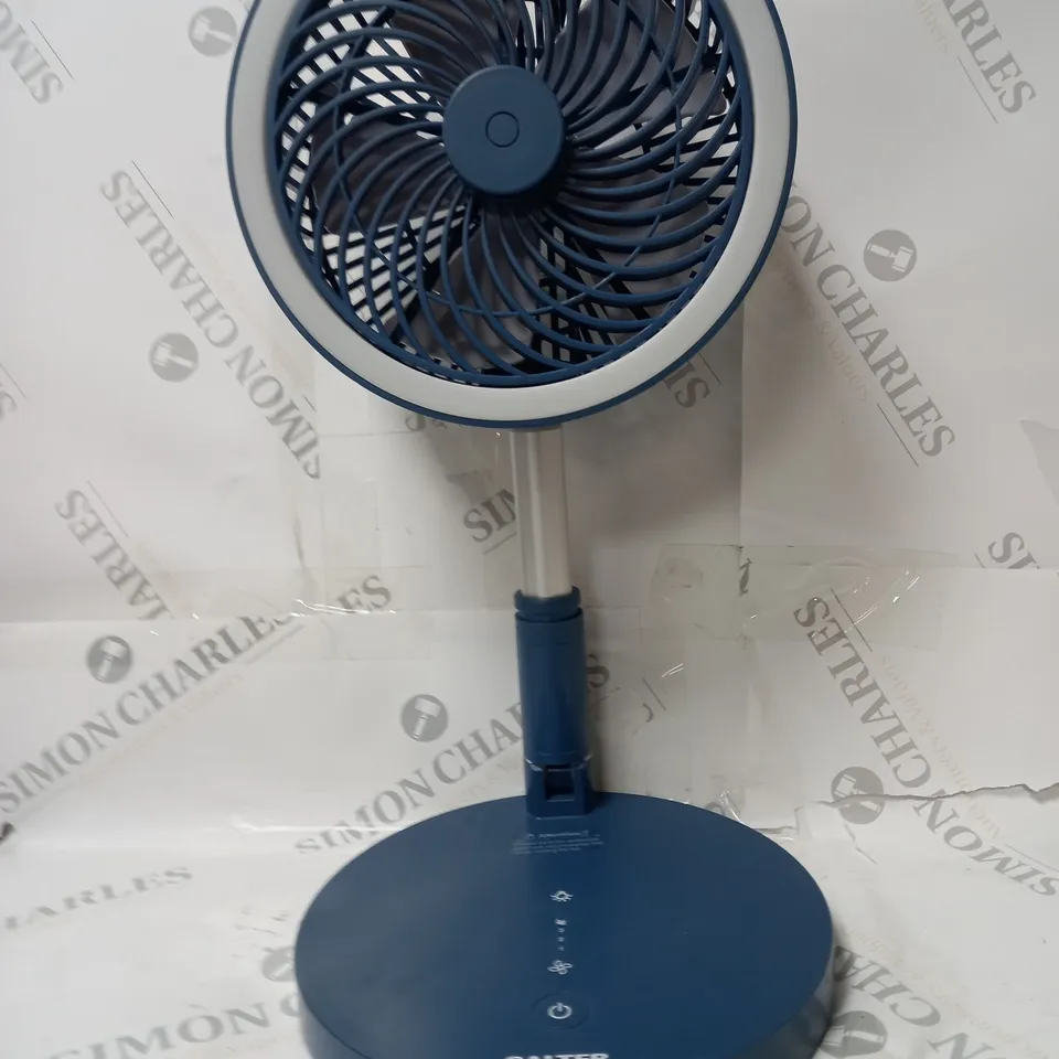 BOXED SALTER PROFESSIONAL CORDLESS LED FOLDABLE FAN 