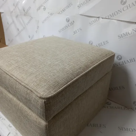 ALISON CORK SQUARE STORAGE STOOL 