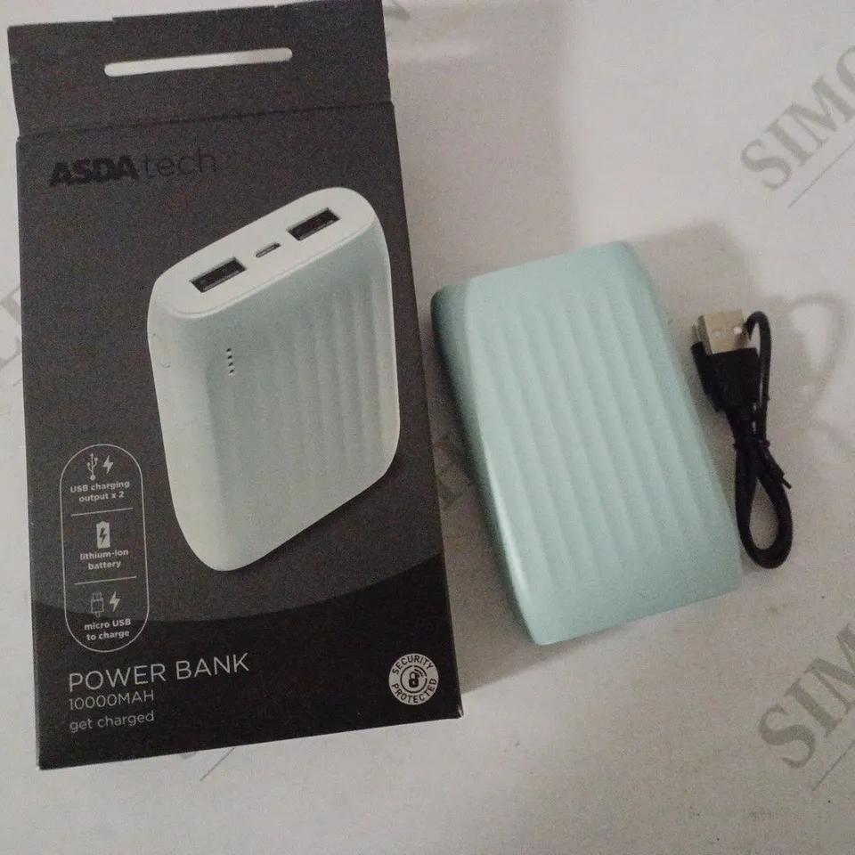 ASDA TECH POWER BANK 10000MAH