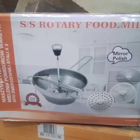 BOXED S/S ROTARY FOOD MILL