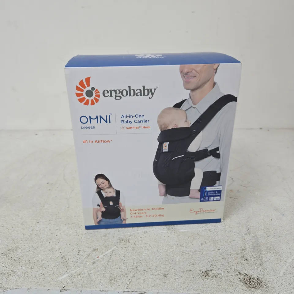 ERGOBABY OMNI BREEZE ALL-IN-ONE BABY CARRIER – BOXED