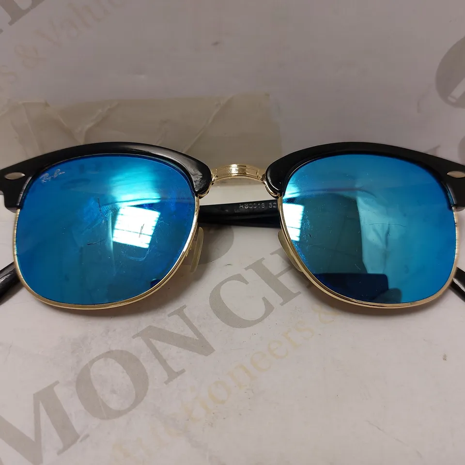 IN THE STYLE OF RAY-BAN RB3816 CLUBMASTER SUNGLASSES