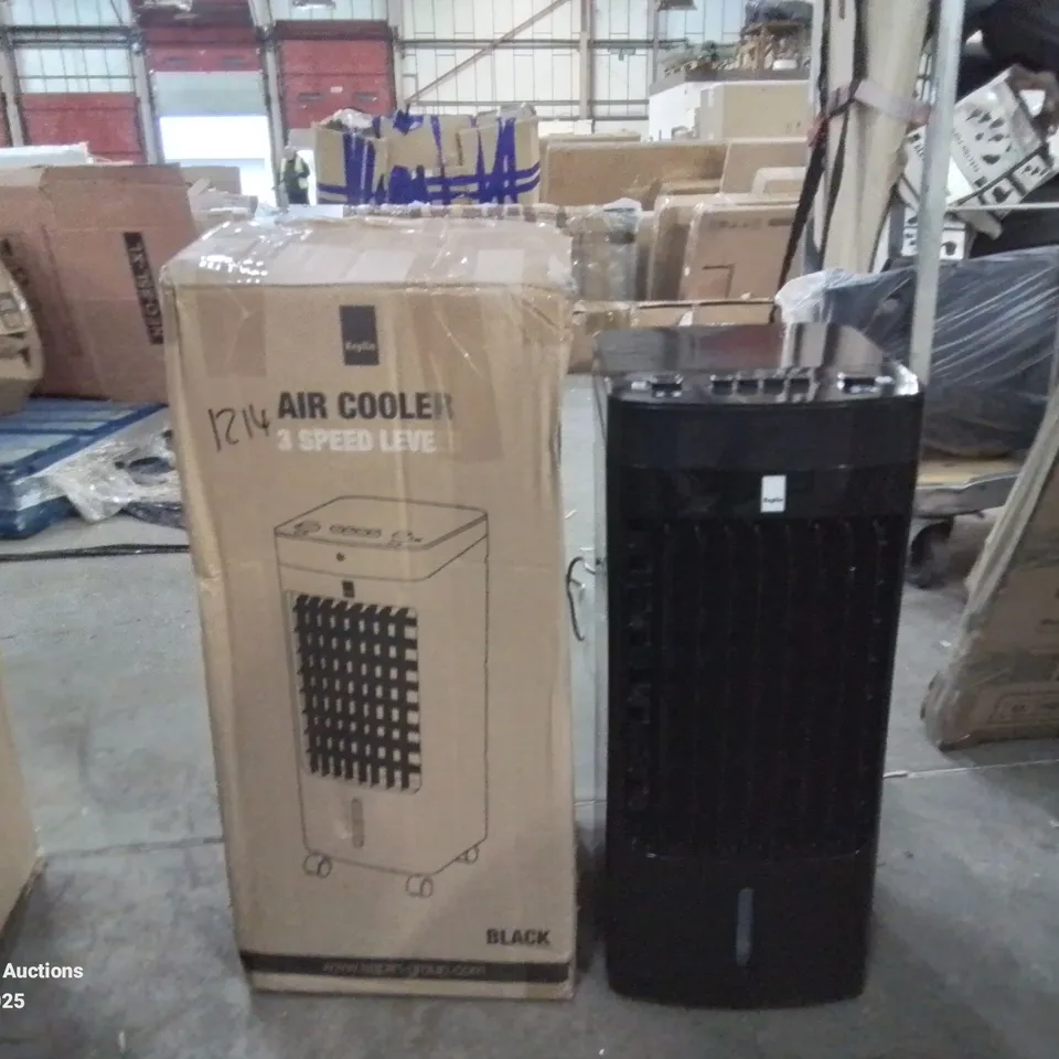 BOXED KEPLIN 3 SPEED AIR COOLER IN BLACK 