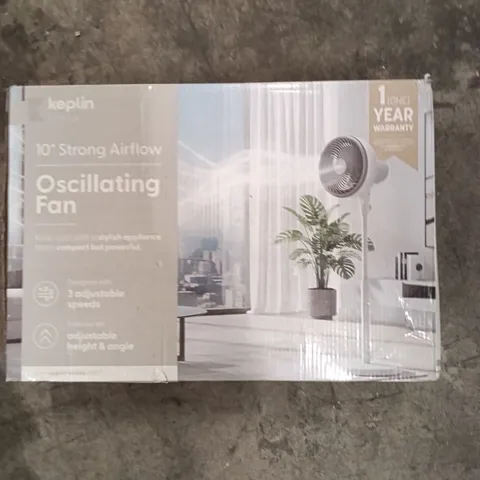 BOXED 10 OSCILLATING FAN
