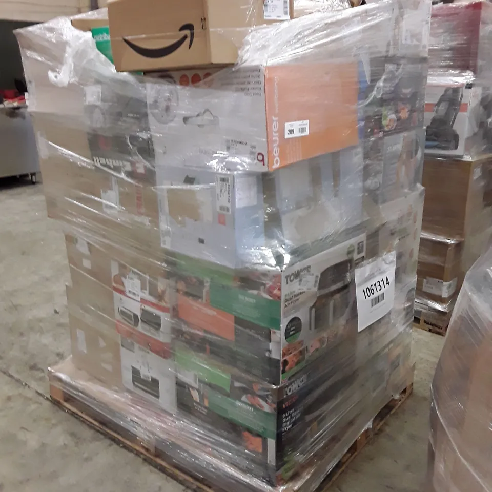PALLET OF APPROXIMATELY 40 UNPROCESSED RAW RETURN HOUSEHOLD AND ELECTRICAL GOODS TO INCLUDE;