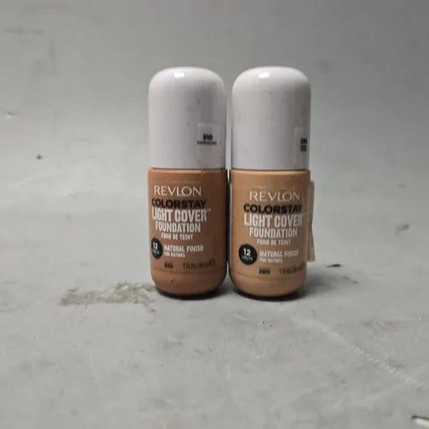 BOX OF APPROXIMATELY 30 REVLON COLOURSTAY LIGHT COVER 30ML FOUNDATIONS 280 & 510