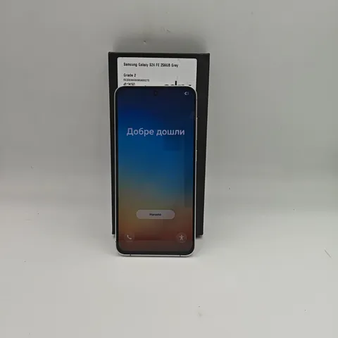 BOXED SAMSUNG GALAXY S24 FE 8/256GB IN GREY - SM-S721B