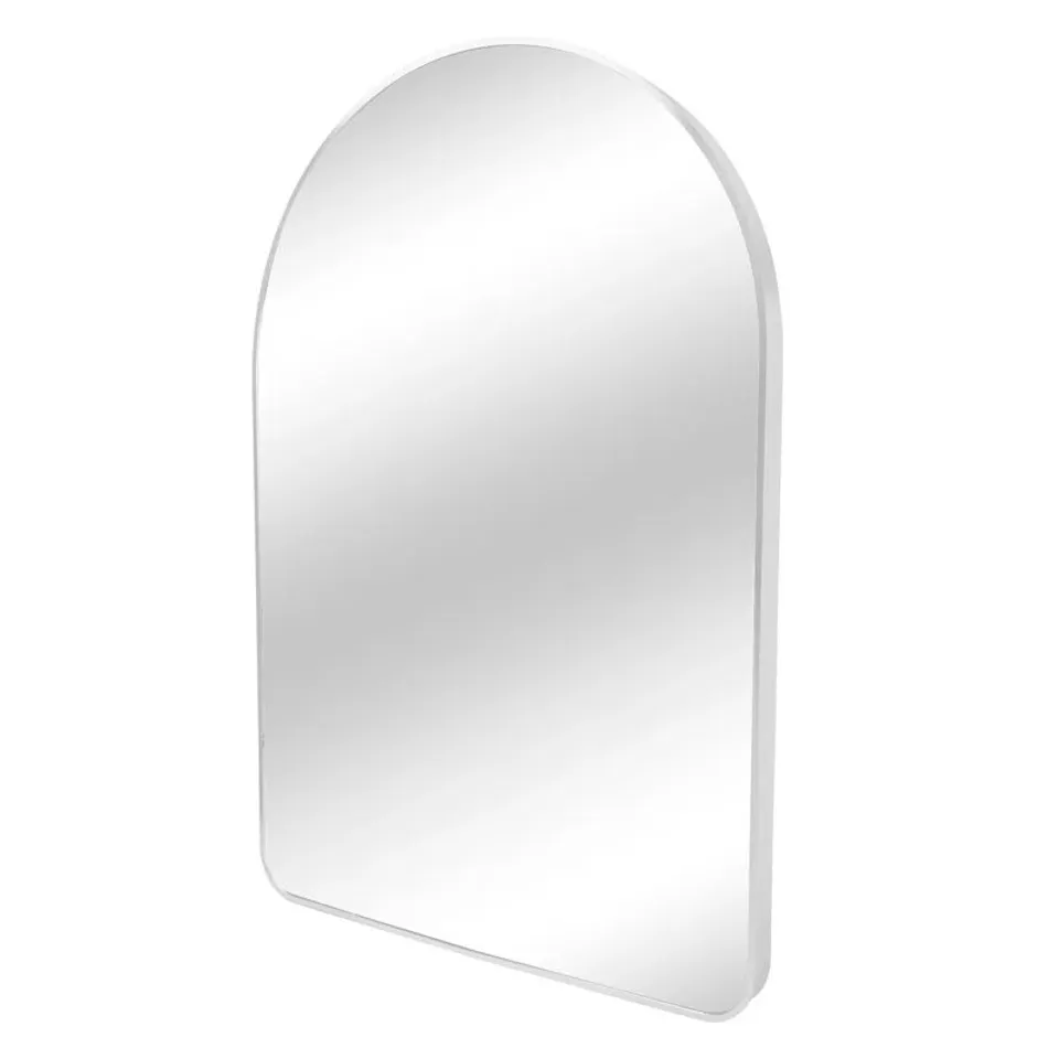 BOXED METAL FRAMED WALL MOUNTED ACCENT MIRROR - COLOUR MAY DIFFER