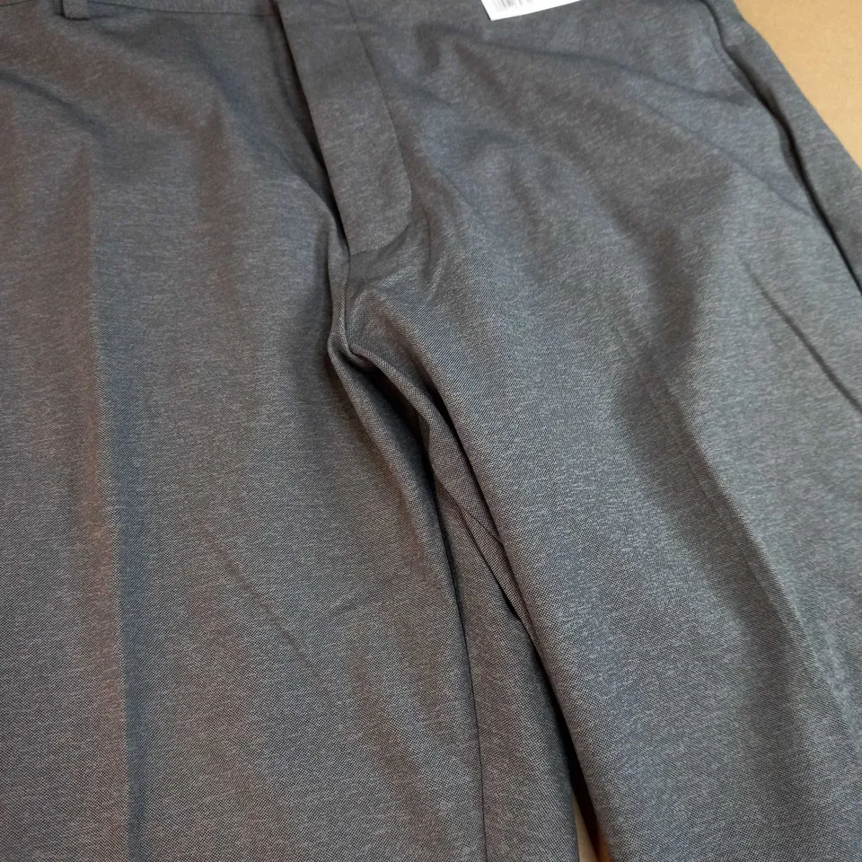 UNIQLO GREY MARL SUIT TROUSERS - MEDIUM