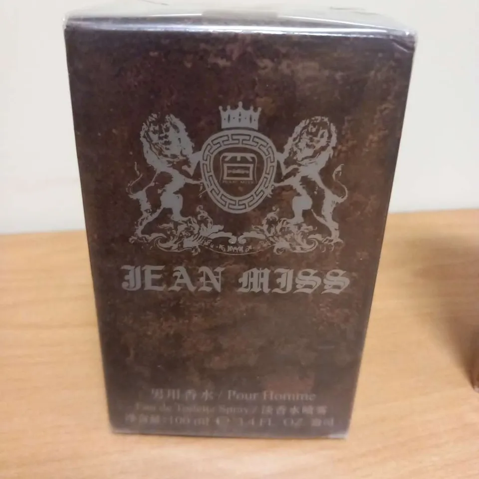BOXED AND SEALED JEAN MISS POUR HOMME EAU DE TOILETTE SPRAY 100ML