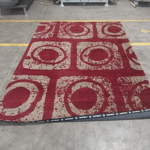 QUALITY DESIGNER ITALIAN MADE ATELIER JACQUARD LOOM AREA RUG - 200 x 300cm