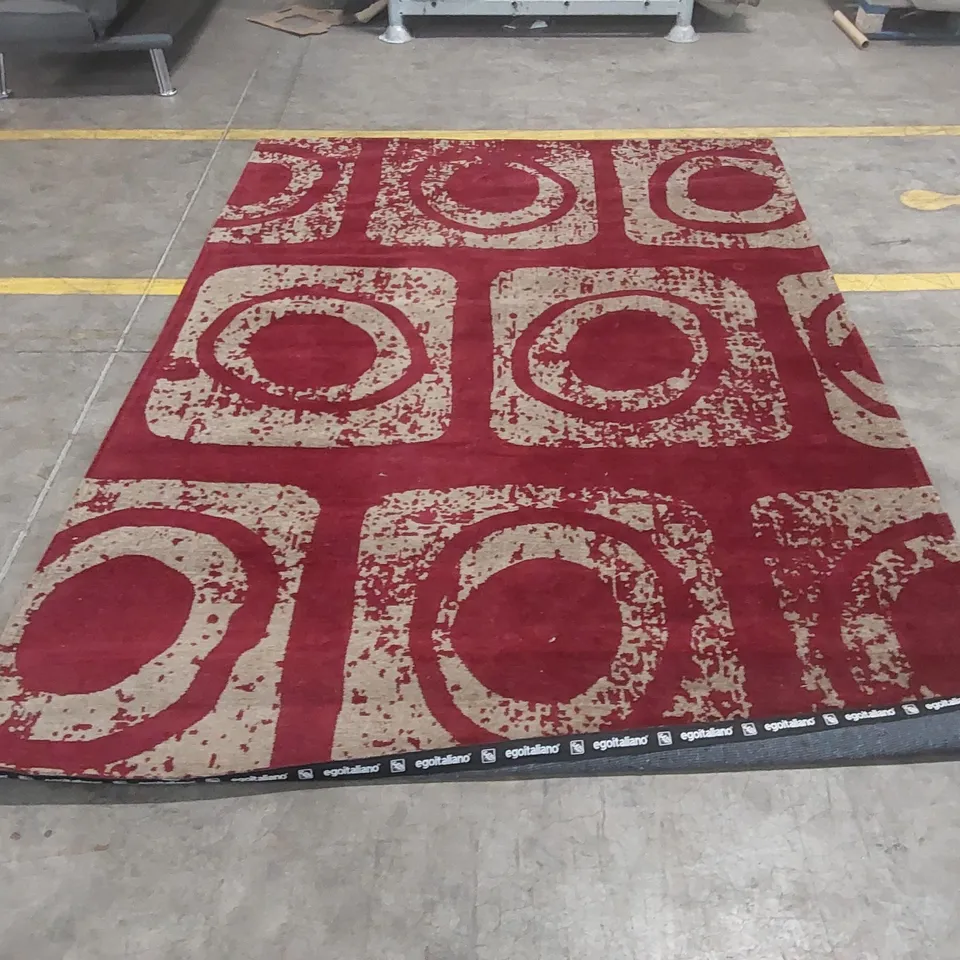 QUALITY DESIGNER ITALIAN MADE ATELIER JACQUARD LOOM AREA RUG - 200 x 300cm