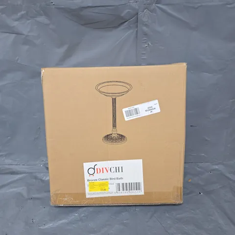 BOXED DIVCHI BRONZE CLASSIC BIRD BATH