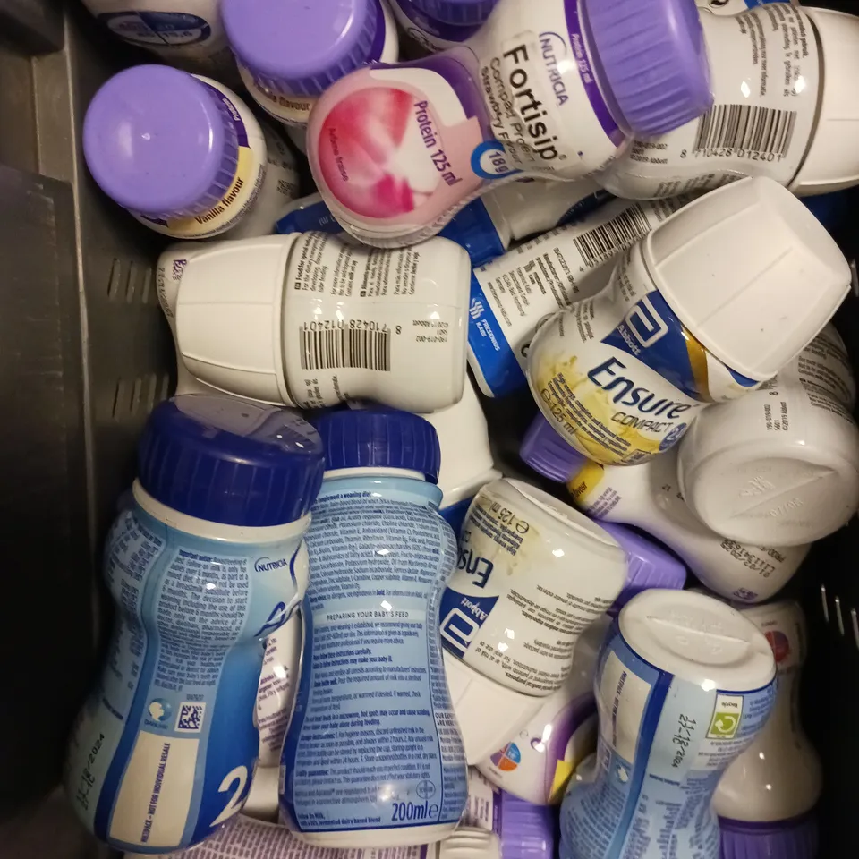 APPROXIMATELY 20 SEALED FOOD SUPPLEMENT DRINKS TO CONTAIN ABBOTT ENSURE PLUS & NUTRICIA 