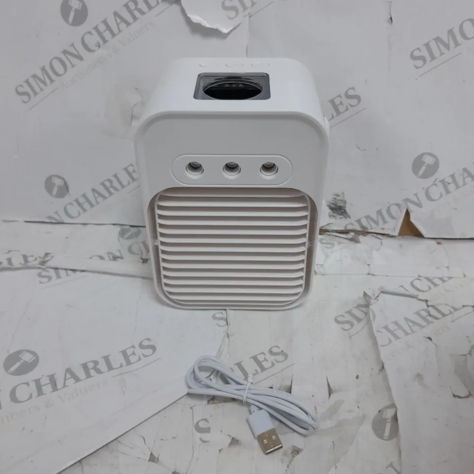 BOXED RECHARGEABLE PERSONAL SPACE COOLER FAN