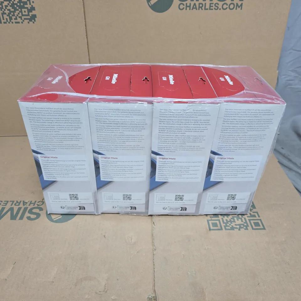 MIELE HYCLEAN PURE VACUUM CLEANER BAGS GN (4X) – BOXED