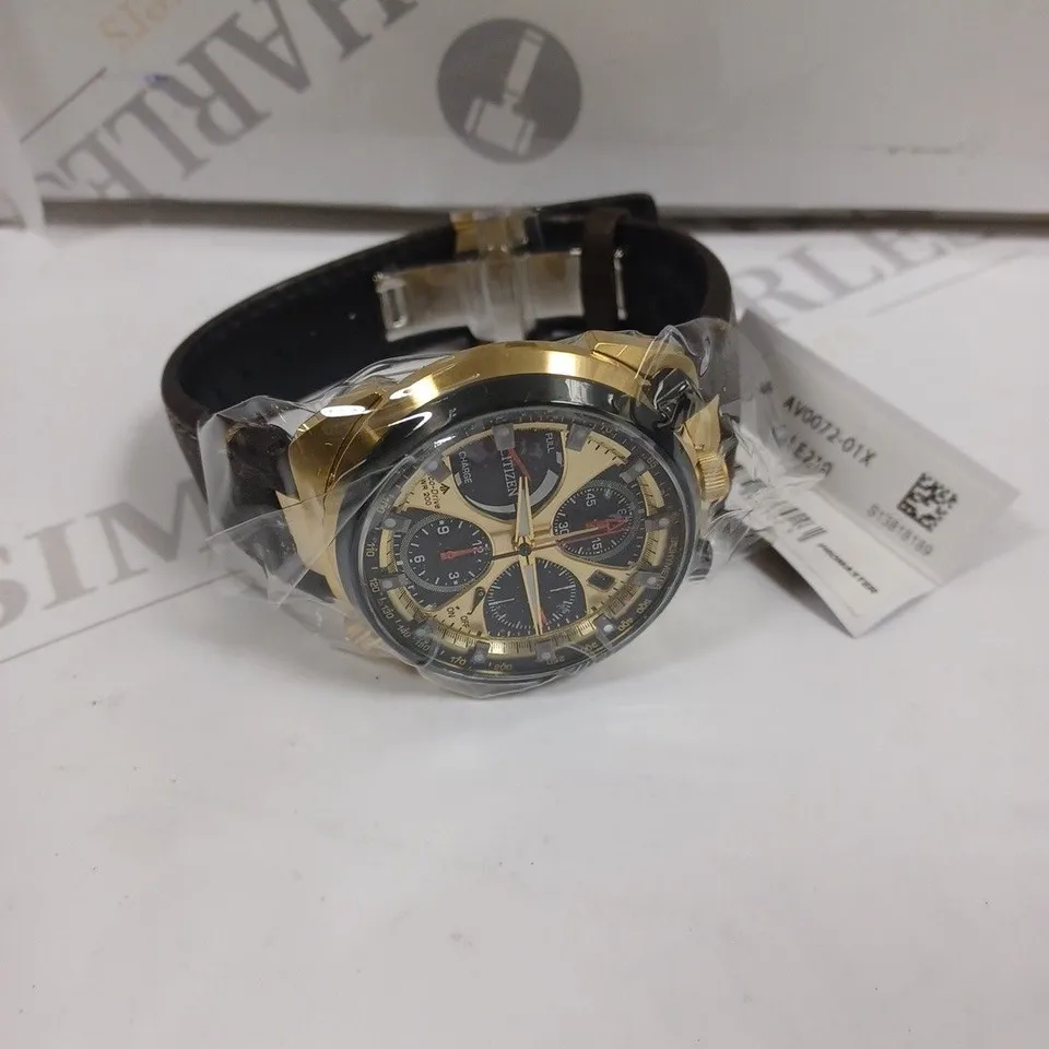 BOXED CITIZEN LIMITED EDITION PROMASTER BULLHEAD RACING CHRONOGRAPH MENS WATCH 