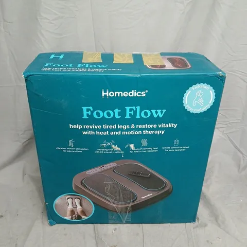BOXED HOMEDICS FOOT FLOW VIBRATION FOOT MASSAGER 