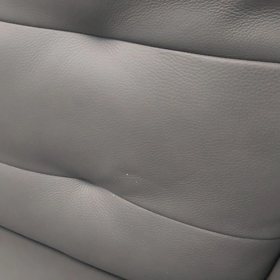 QUALITY DESIGNER ITALIAN MADE LEATHER BOLANZO LOVESEAT - BLUE