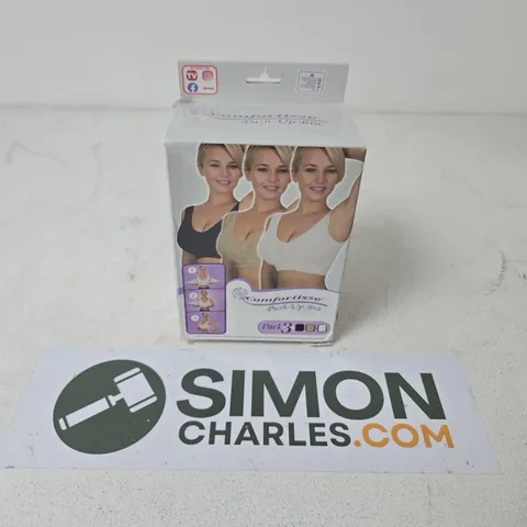 BOXED COMFORTISSE PUSH-UP BRA PACK OF 3 - MEDIUM