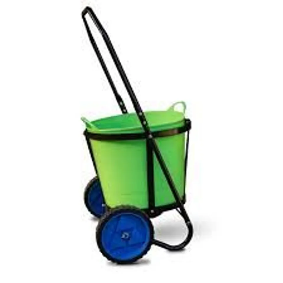 BUILDCRAFT GARDEN TROLLEY CART WITH BUCKET 34L CAPACITY