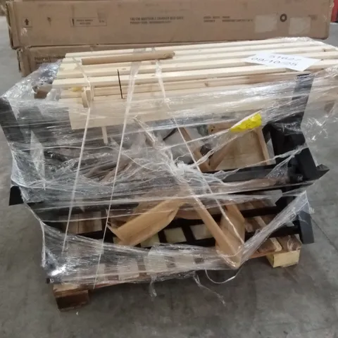PALLET OF DAMAGED DESIGNER CHAIRS AND FURNITURE PARTS 