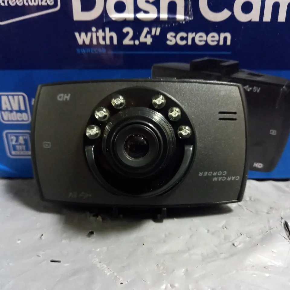 STREET WISE DASH CAM WITH 2.4 SCREEN 