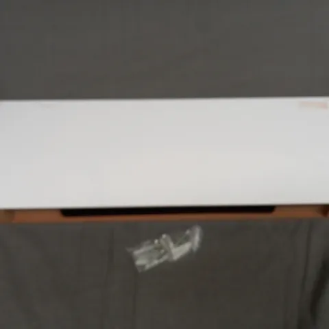 60CM HIGH GLOSS SHELF IN WHITE