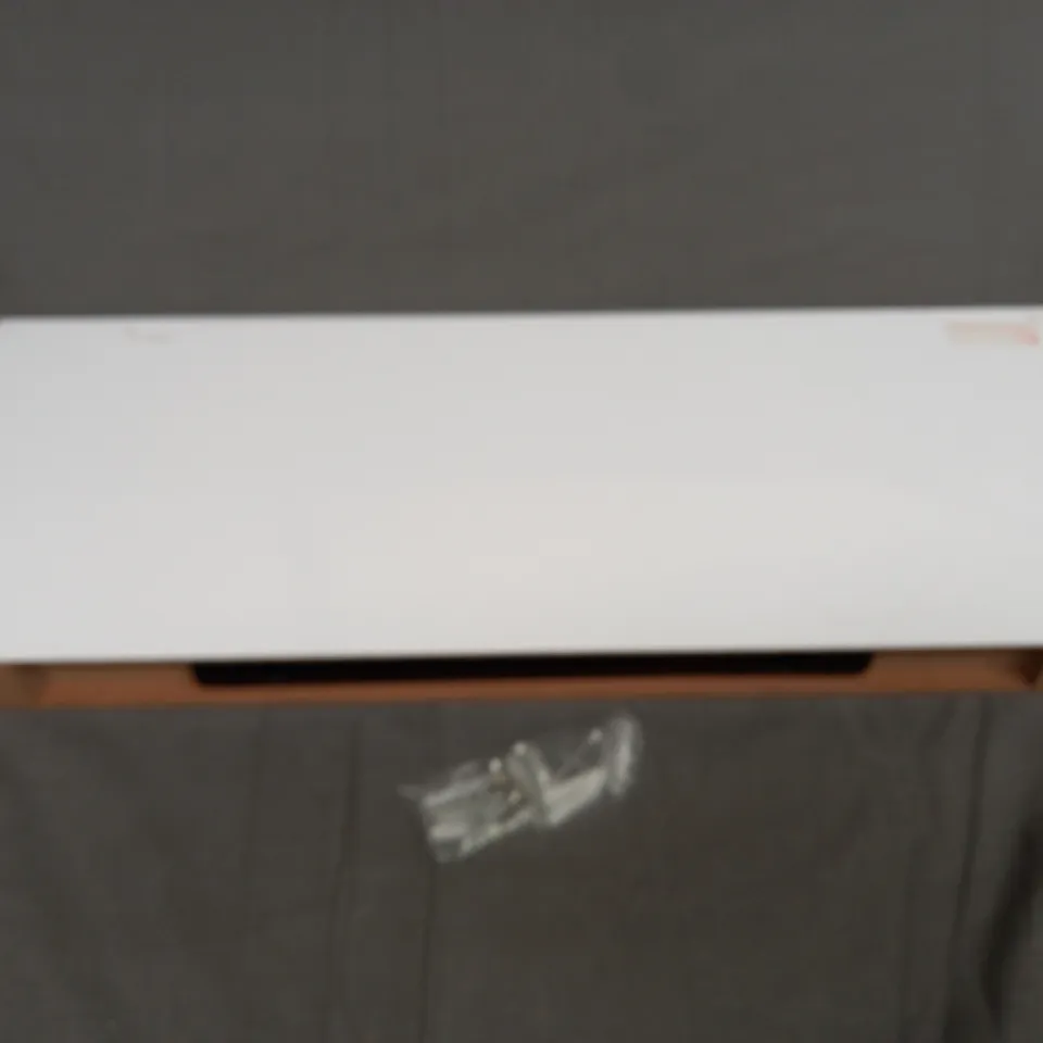 60CM HIGH GLOSS SHELF IN WHITE
