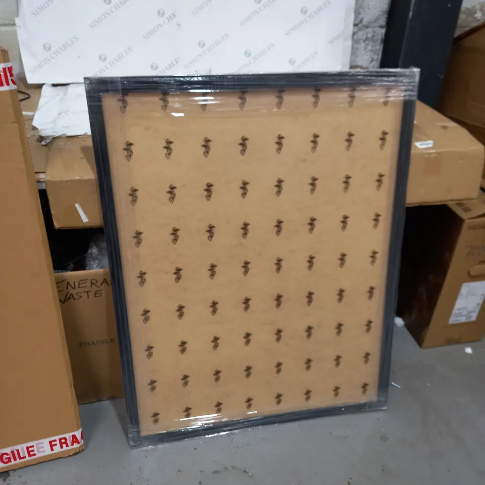 LARGE BLACK PICTURE FRAME APPROXIMATELY 75X95CM- COLLECTION ONLY