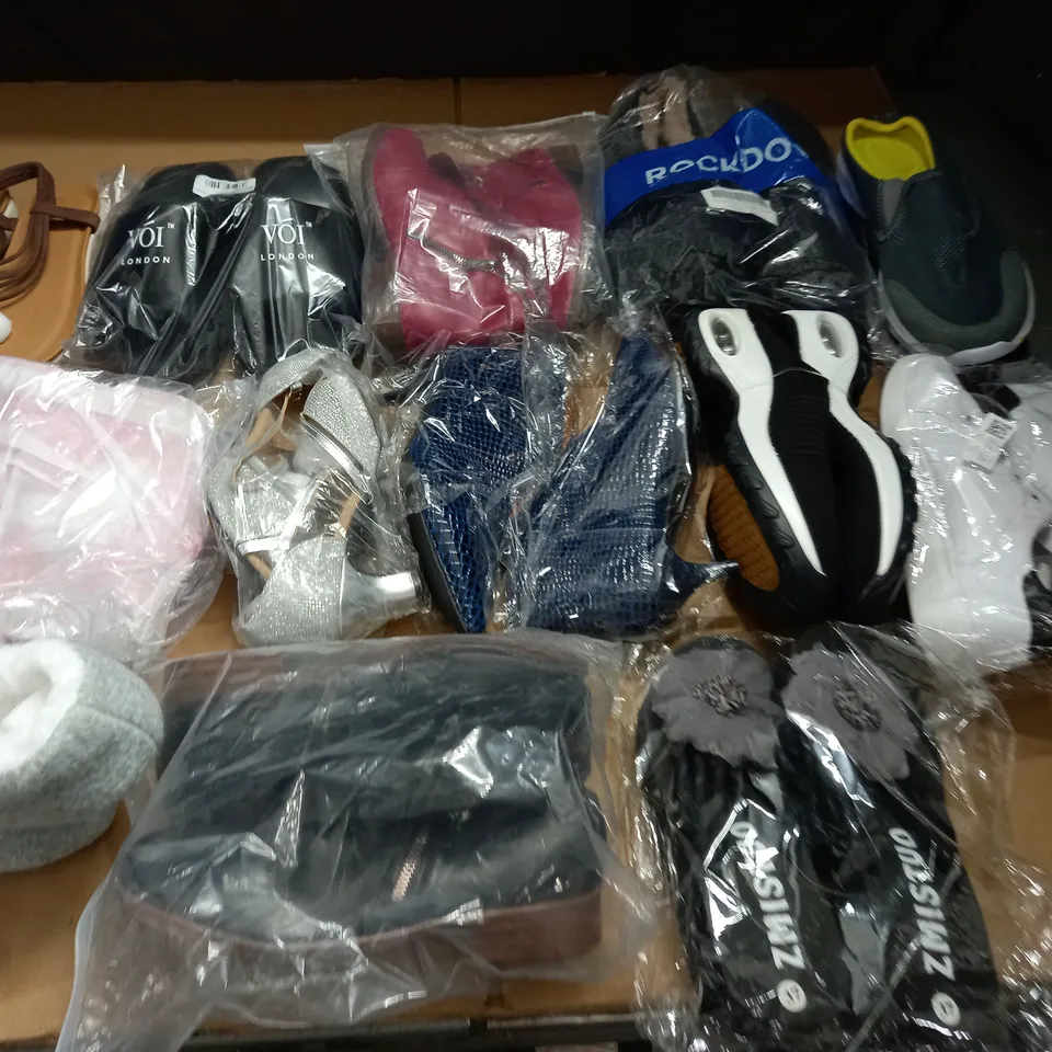 LARGE QUANTITY OF ASSORTED SHOES AND TRAINERS IN VARIOUS SIZES