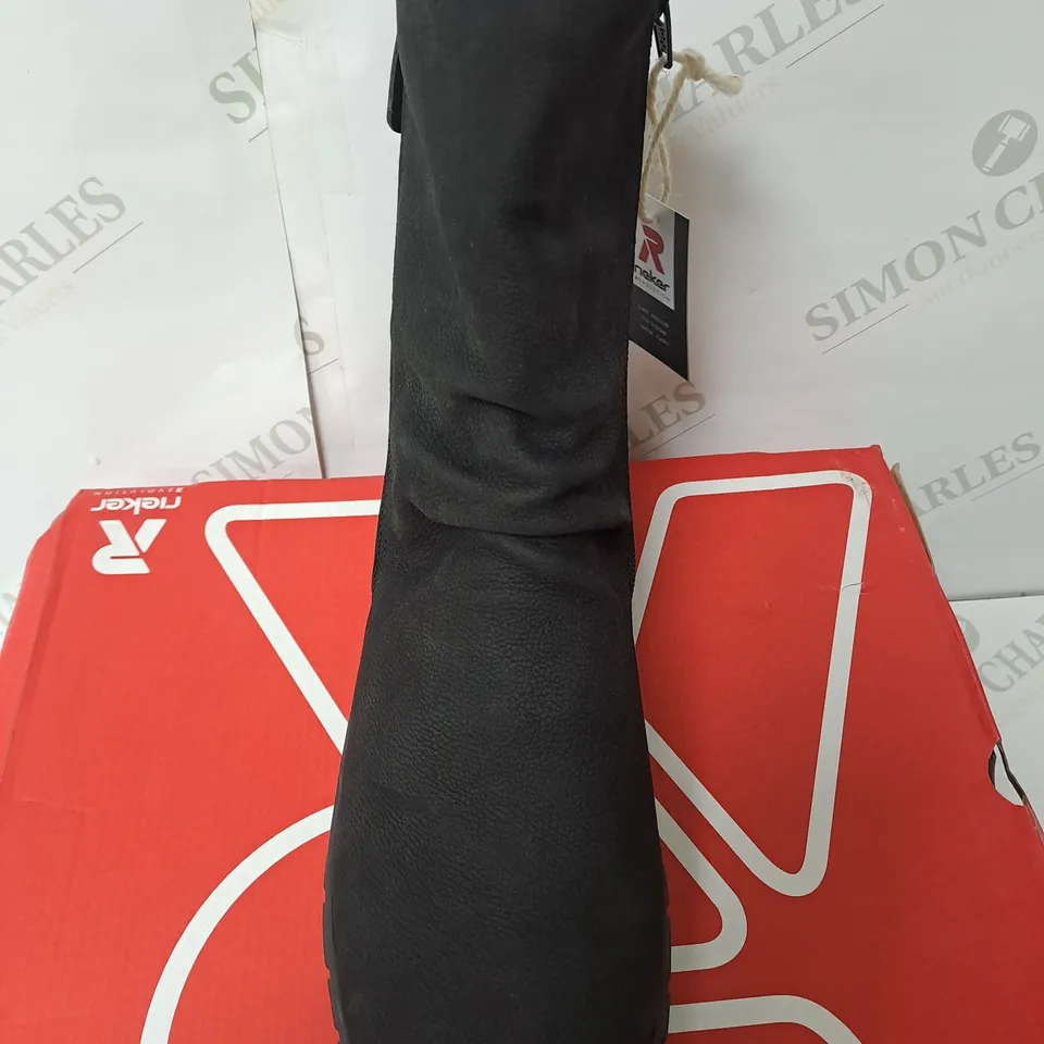 RIEKER BLACK FLEECE LINING BOOTS SIZE 7