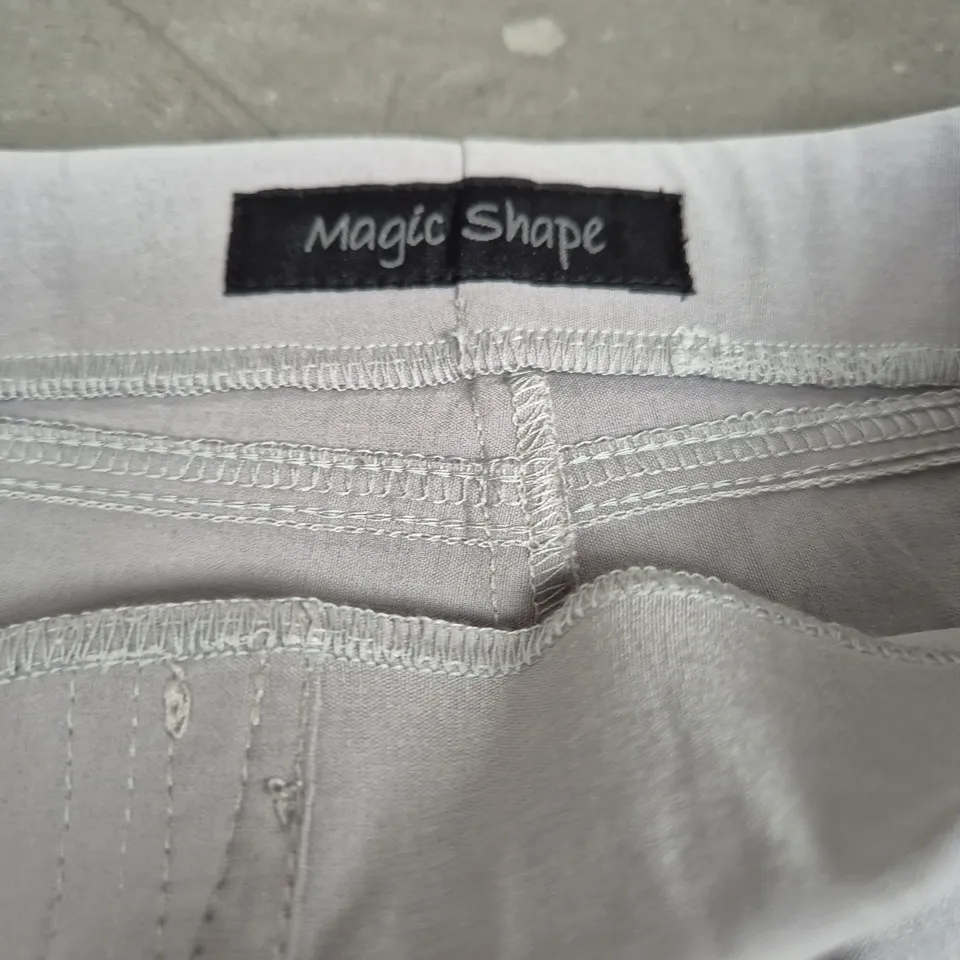 ANNA MONTANA ANGELIKA SLIM FIT TROUSERS – MAGIC SHAPE, SILVER, SIZE 44