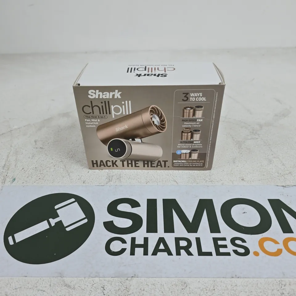 SHARK CHILL PILL 3-IN-1 FAN SYSTEM (INSTACHILL) – COPPER FINISH, BOXED