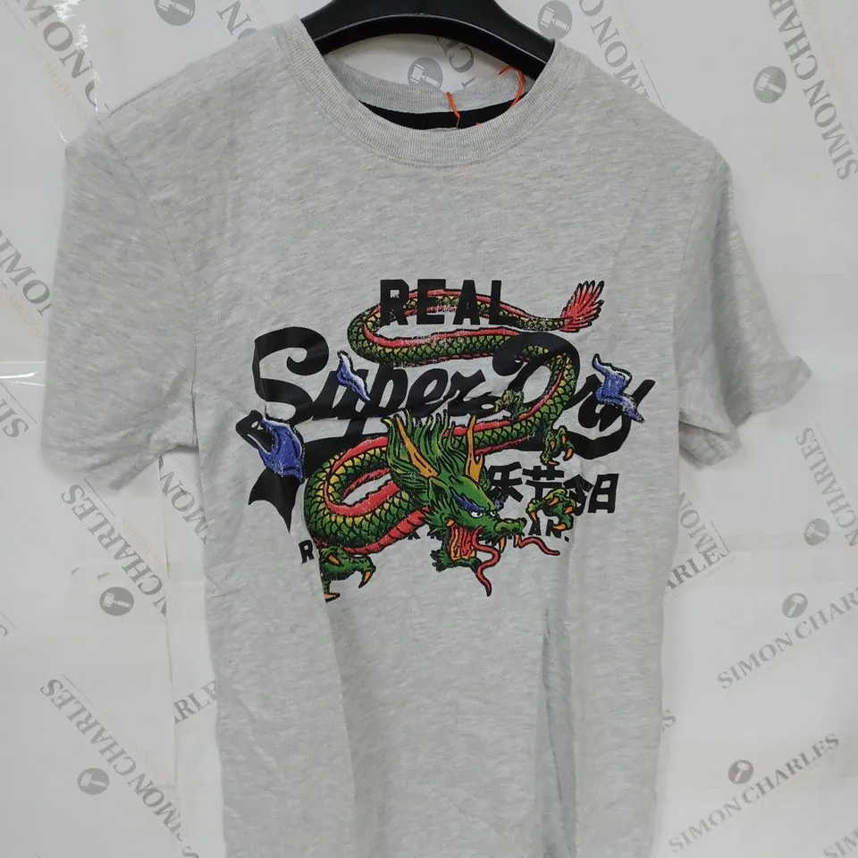 REAL VINTAGE SUPERDRY GRAPHIC T-SHIRT SIZE S