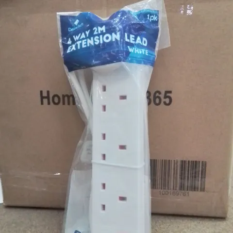 BAGGED 2M 4 WAY EXTENSION LEAD