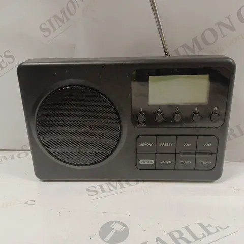 BOXED ASDATECH PORTABLE AM/FM RADIO ATA22AA005A