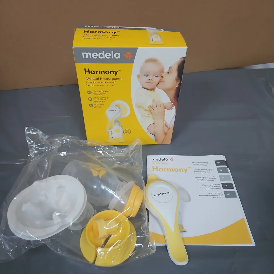 MEDELA HARMONY MANUAL BREAST PUMP – BOXED