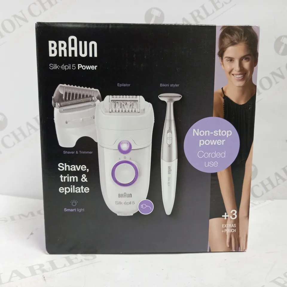 BRAUN SILK EPIL 5 POWER SHAVER