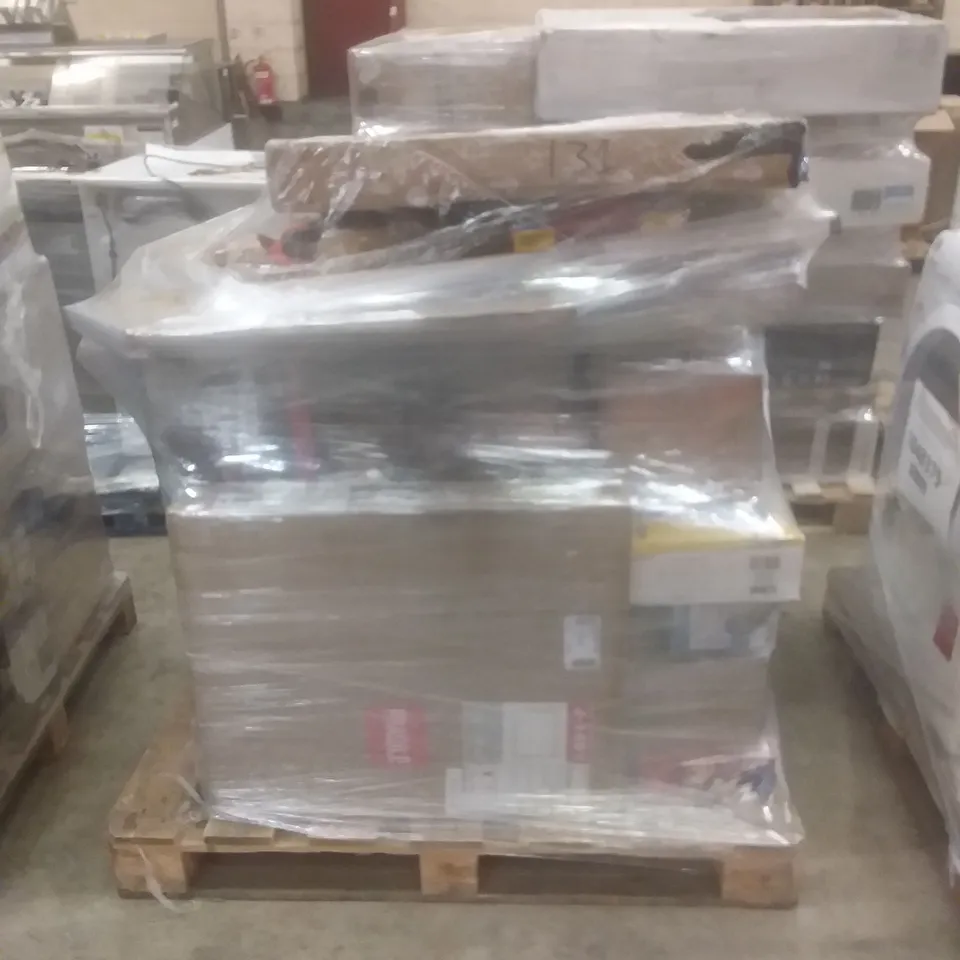 PALLET OF APPROXIMATELY 46 UNPROCESSED RAW RETURN HOUSEHOLD AND ELECTRICAL GOODS TO INCLUDE;
