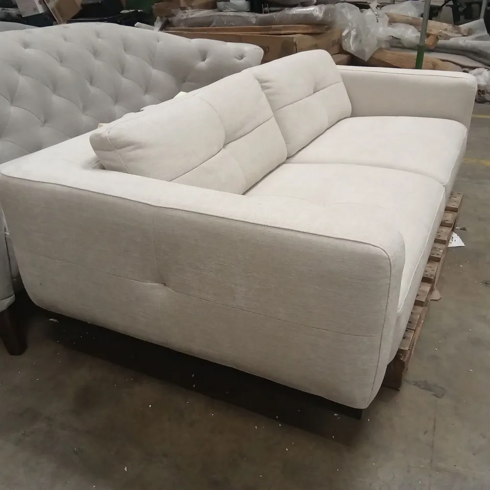DANETTI COLTON IVORY CHENILLE 2 SEATER SOFA RRP £1499